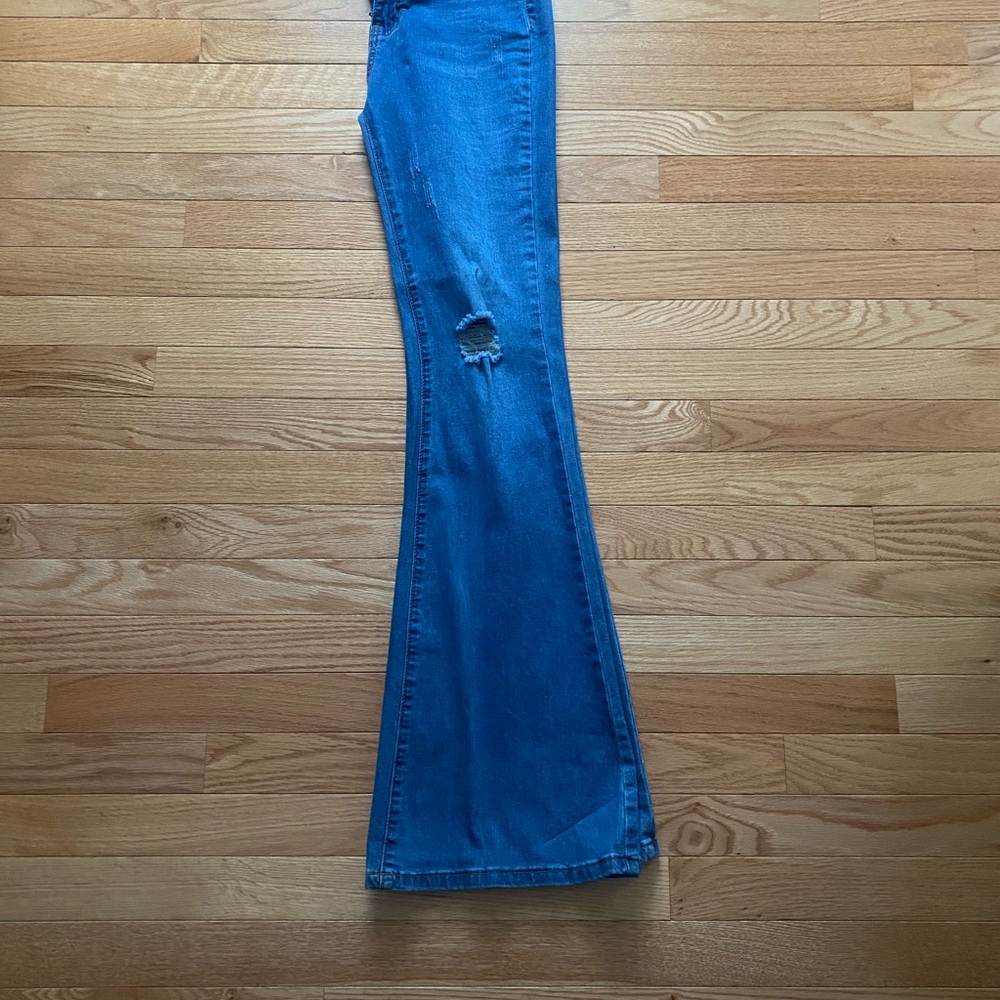 Blue Flared Women Jeans
